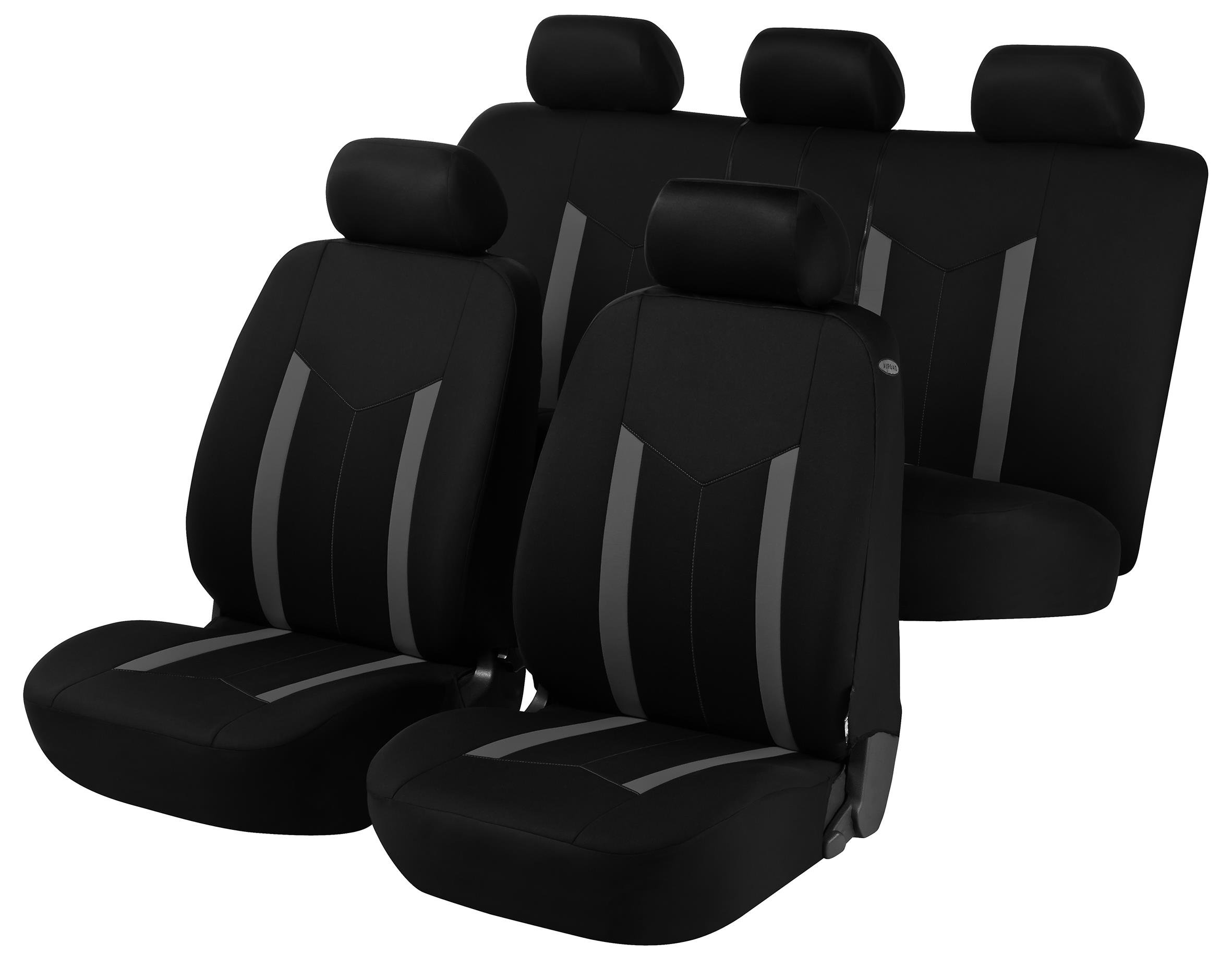 Car Seat Covers Washable Grey & Black For Suzuki CELERIO 2011-2018