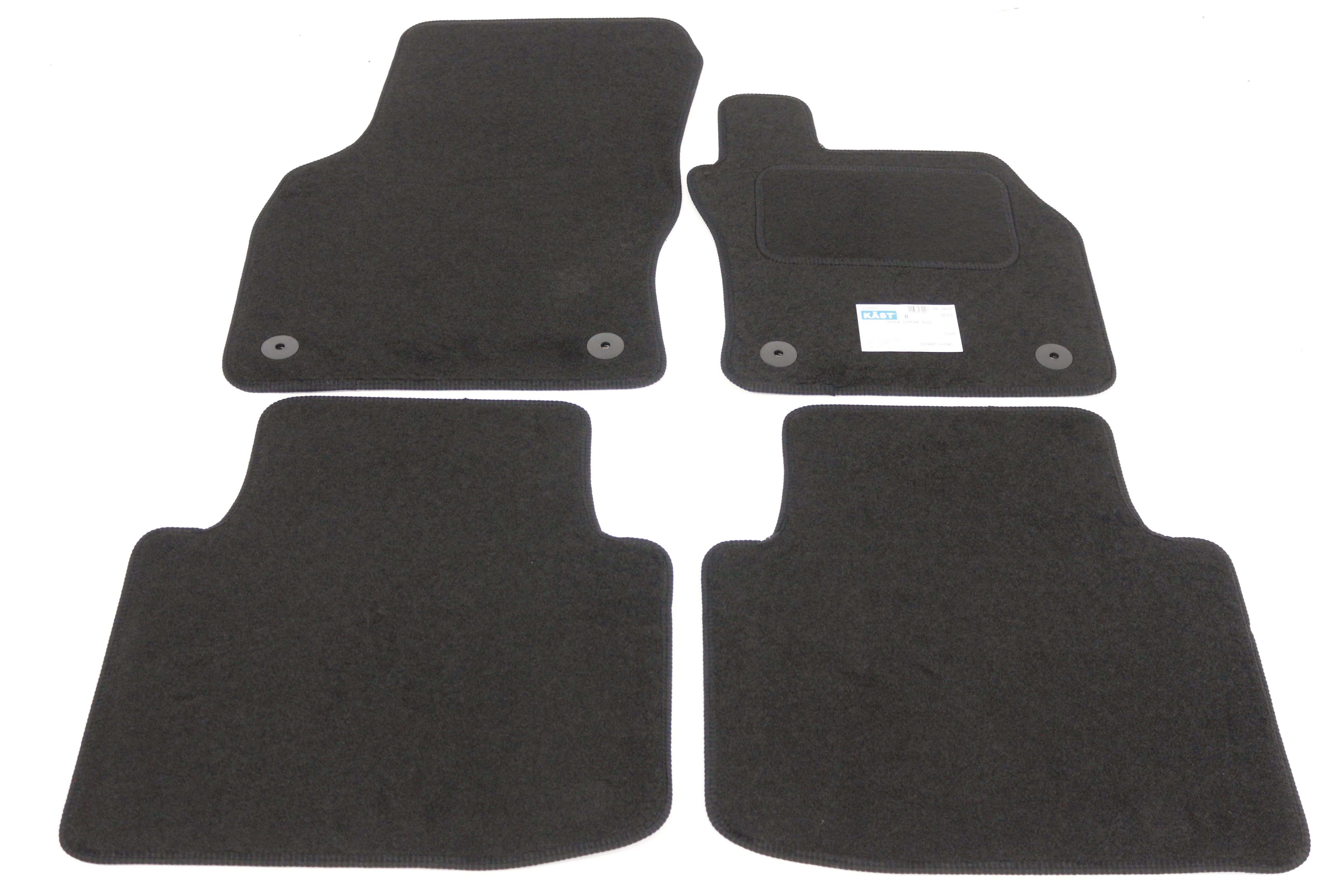 Part No: 3633 Skoda Superb Tailored Car Mats 2015 Onwards