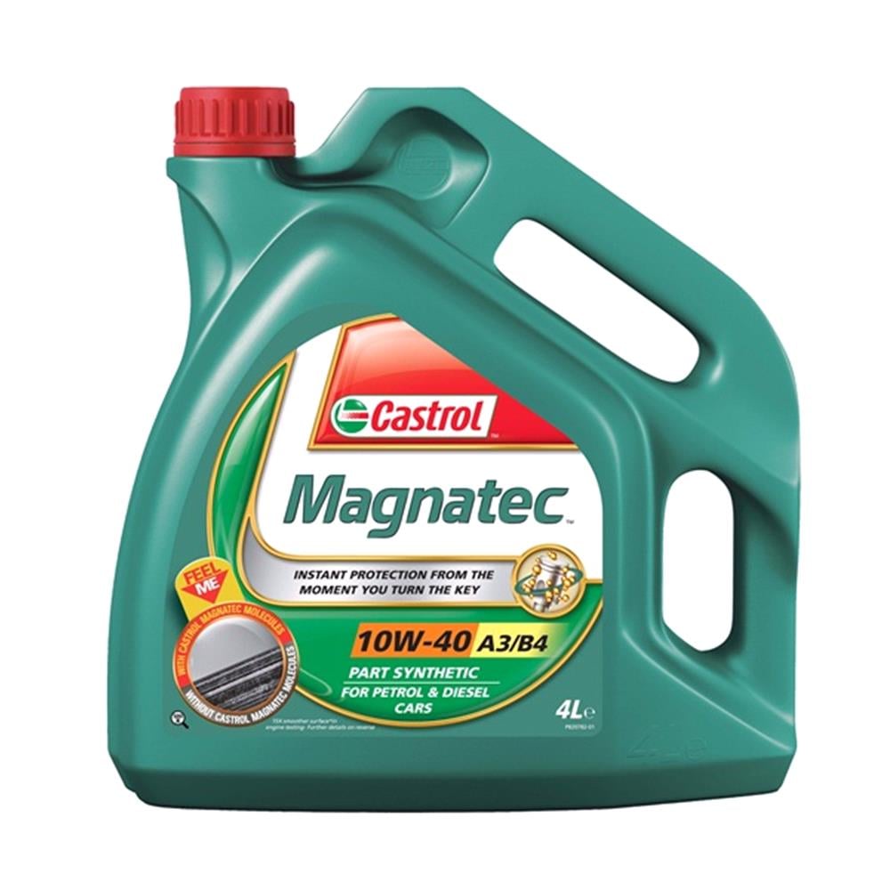 Castrol Magnatec 10W40 A3/B4 Semi Synthetic Engine Oil. 4 Litre